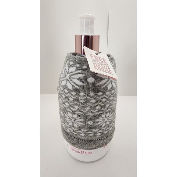 Victoria's Secret PINK Happy Holiyay Body Lotion with sweater Koozie RARE - Picture 1 of 4